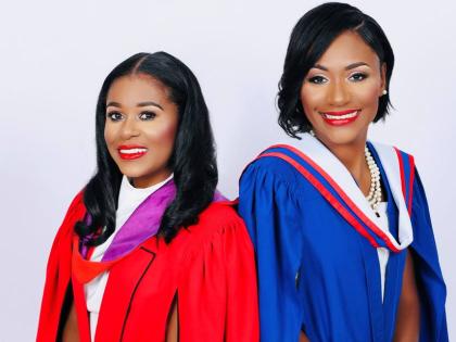 Sara Salmon (left) and Denecia Salmon.