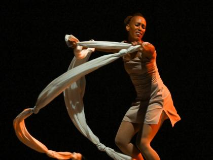 National Dance Theatre Company Principal Dancer Kerry-Ann Henry performing ‘My Prayer’.
