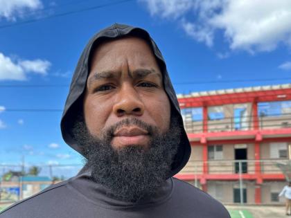 Levar Rose, coach of Herbert Morrison Technical High.