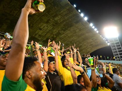 Fans at the National Stadium.