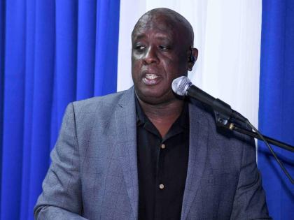 Ricky Martin, CEO of Corporate Area Championships at the media launch of the event at the NHT Sports Club yesterday. 