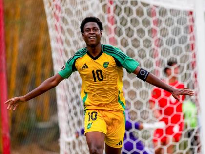 Jahmarie Nolan .... scored hat-trick. 