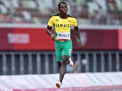 World 100m champion Oblique Seville will run the 400m today.