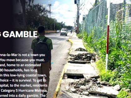 The home page of The Gleaner’s new-look website.