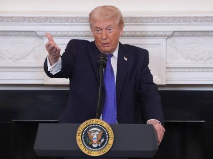 President Donald Trump speaks during a breakfast with the National Governors Association in the State Dining Room of the White House, Friday, February 20, 2026, in Washington. (AP Photo/Evan Vucci)