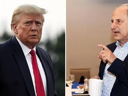 US President Donald Trump (left) and John Mahfood. 