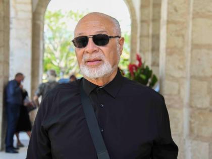  Former Third World drummer, William ‘Willie’ Stewart, at last Thursday’s thanksgiving service for Stephen ‘Cat’ Coore. Stewart has written, arranged and is the co-executive producer of the song ‘Have a Little Faith’. All proceeds will go tow