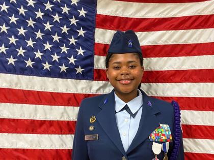  Cadet Major Se’rena Sutherland.