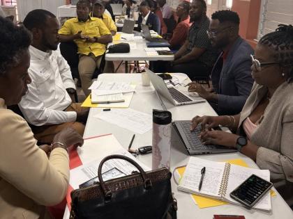 Stakeholders in attendance at the visioning workshop.