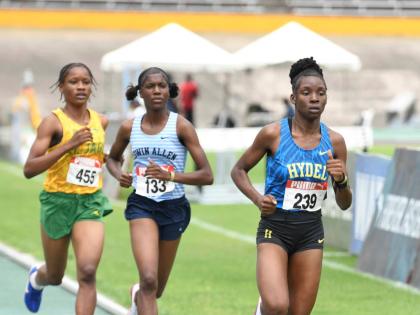 Antoine Lodge/Photographer Action from the second day of the Carifta Trials on yesterday’s day two inside the National Stadium. 