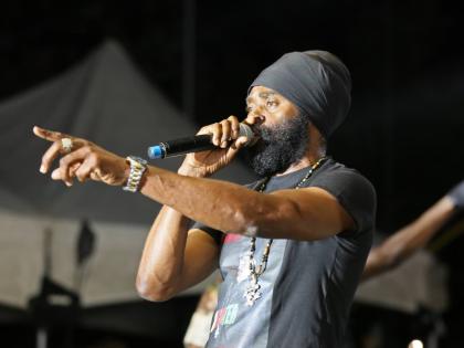 Bugle performs at the Bob Marley Tribute Concert held on Thursday, February 6, 2025, at Emancipation Park in St Andrew.