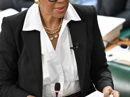 Minister of Finance and the Public Service at the opening of the 2026-2027 Budget Debate in the House of Representatives on March 10, 2026. 