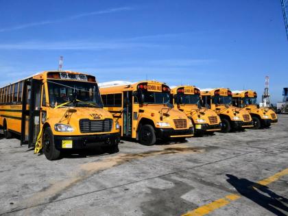 Buses procured by the Government for the rural school bus system 
