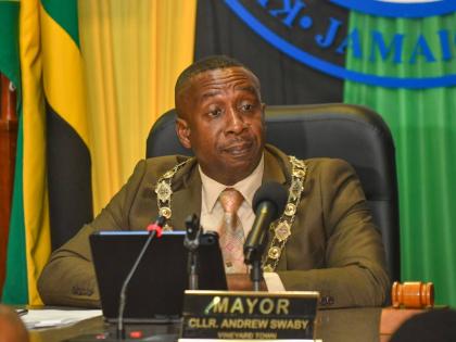 Mayor of Kingston, Andrew Swaby.