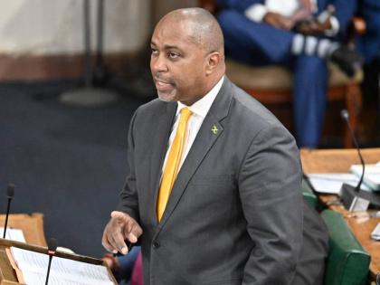 Opposition Spokesman on Finance Julian Robinson making his contribution to the 2026-2027 Budget Debate in the House of Representatives on March 12, 2026. 