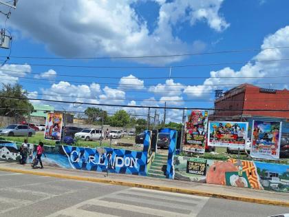 The grounds of the former May Pen Police Station in Clarendon, where municipal authorities plan to develop a shopping enclave for vendors.