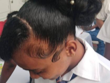 One of the hair fashion creations that was a sample entry from Glam Games Schools Style Off Competition, staged by the NAHC in schools across the island. The initiative was designed to uncover, nurture, and celebrate the creative potential of Jamaica’s y