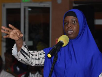 Environmental activist Monique Christie staunchly defending the right to beach access.