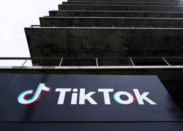 The TikTok Inc building is seen in Culver City, California, March 17, 2023. (AP Photo/Damian Dovarganes, File)