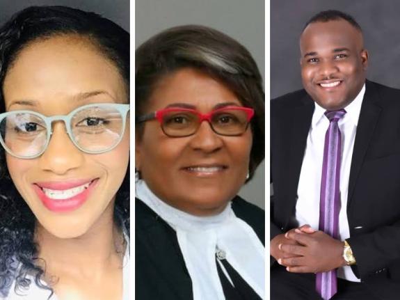 From left: Rhoda Moy Crawford, Marisa Dalrymple-Philibert and Abka Fitz-Henley.