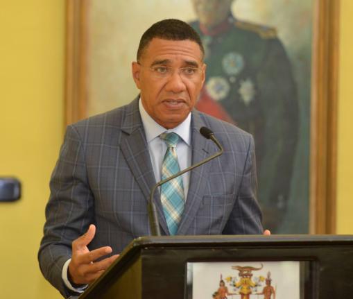 Prime Minister Dr Andrew Holness.