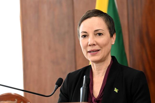 Kamina Johnson Smith, Minister of Foreign Affairs and Foreign Trade.