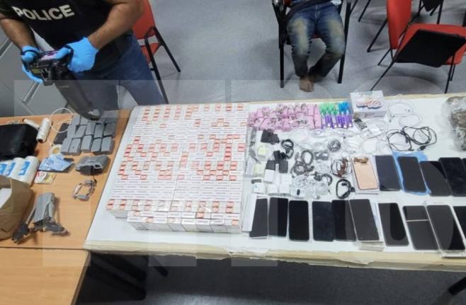 Contraband intercepted by law enforcement in Trinidad.