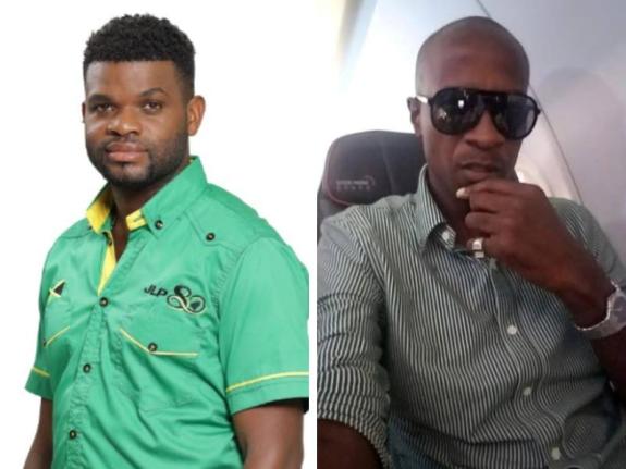 JLP councillor Rohan Hall (left) and PNP activist Bentley Davis.