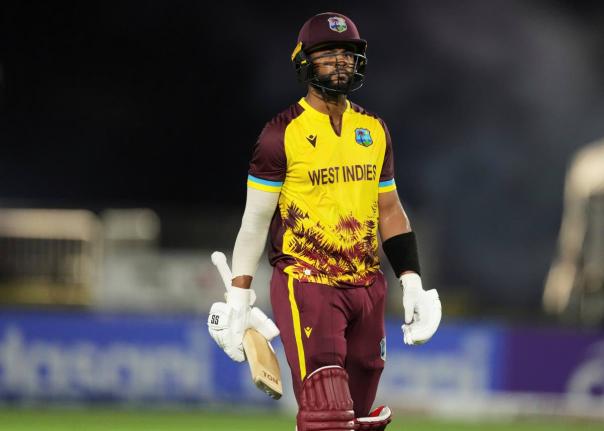 West Indies captain Shai Hope.  