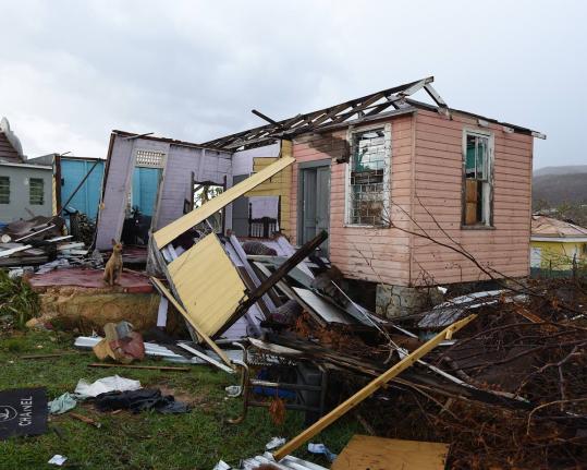 A house in Brompton, St Elizabeth that was destroyed by Hurricane Melissa.