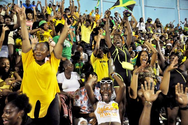 Jamaicans enjoying Grand Gala celebrations. 