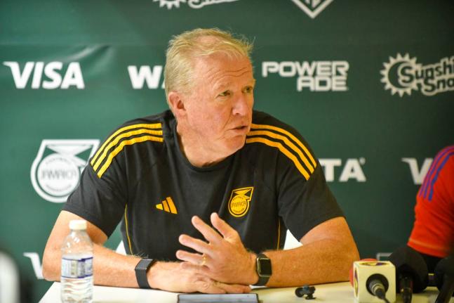 Reggae Boyz head coach, Steve McClaren.