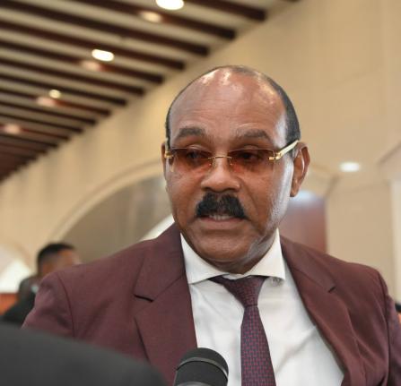 Prime Minister of Antigua and Barbuda, Gaston Browne.
