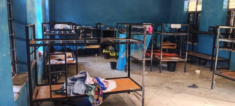 This photo released by the Christian Association of Nigeria shows the dormitories of St. Mary's Catholic Primary and Secondary School after gunmen abducted children and staff in Papiri community in Nigeria, Friday, November 21, 2025. (Christian Association