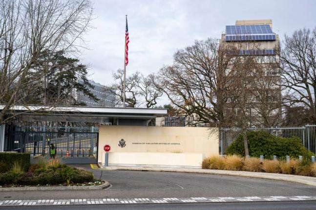 A view of the US Permanent Mission in Geneva, Switzerland.