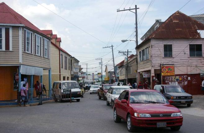 This 2003 photo shows a section of Black River town