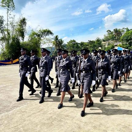 New correctional officers on parade at the 87th Intake Passing Out Ceremony in Moneague, St Ann on Friday, November 28, 2025.