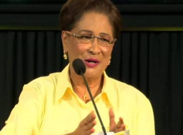 Trinidad and Tobago Prime Minister Kamla Persad Bissessar,
