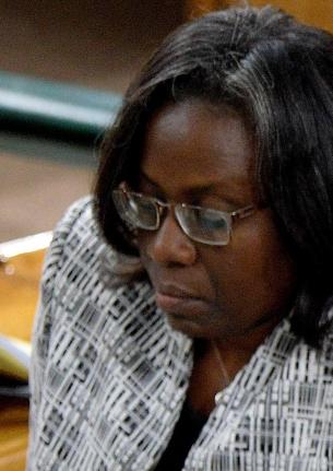 Financial Secretary Darlene Morrison.