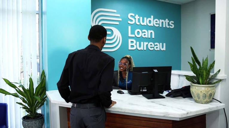 A client in the new SLB office.