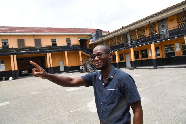 Maulton Campbell, the suspended principal of Kingston Technical High School. 