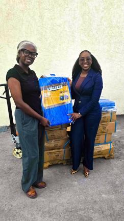 In support of ongoing national recovery efforts after Hurricane Melissa, Pan Jamaica Group, through the C.B. Facey Foundation, has donated 100 tarpaulins to the Ministry of Labour and Social Security’s ongoing Tarpaulin Drive. The supplies will be deploy