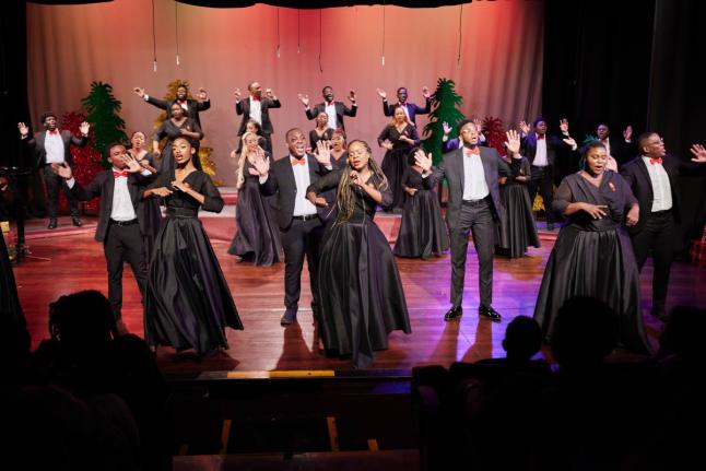  The Jamaica Youth Chorale performing at its Christmas Joy concert in 2024.