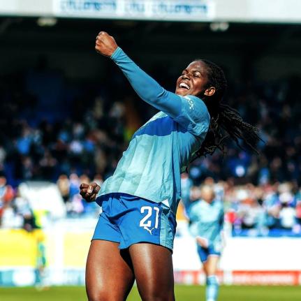 Manchester City striker Khadija Shaw.