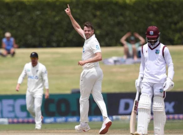 Jacob Duffy took 5-42 against the West Indies to seal the win for New Zealand.