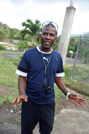 Michael Dyke, head coach of girls’ team at Edwin Allen High.