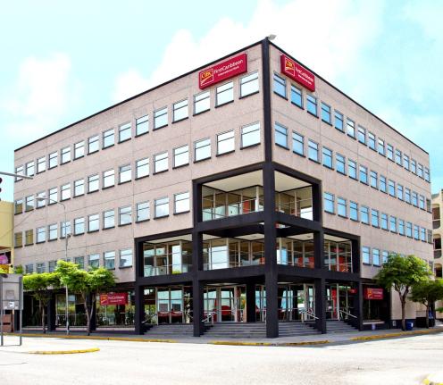 
CIBC Bank Jamaica branch in New Kingston, Jamaica.