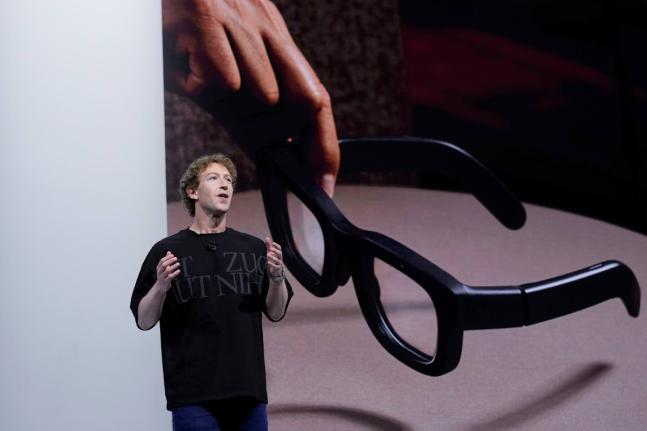 Mark Zuckerberg talks at a Meta Connect conference in September 2024 in California, USA. 