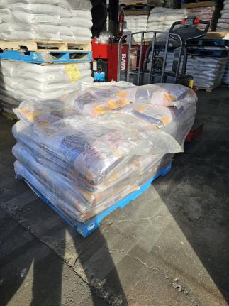 Supplies for the shipping container.