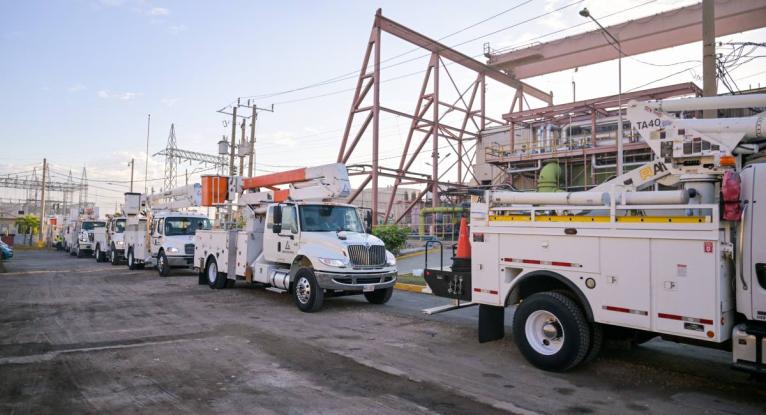 Some of the new vehicles that recently arrived on the island and were commissioned by the Jamaica Public Service on January 2, 2025 at the company's Hunt's Bay Plant in Kingston.